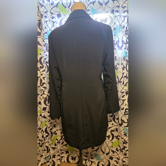 Marc New York Black Trench Coat with Tailored Design - Picture 5 of 9